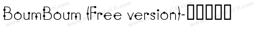 BoumBoum (Free version)字体转换